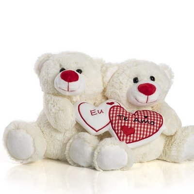 Urso de Pelúcia 40 cm - Abraços de Amor