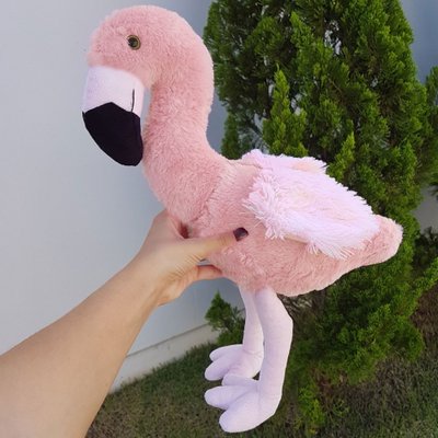 Flamingo de Pelúcia 45 cm - Rosa